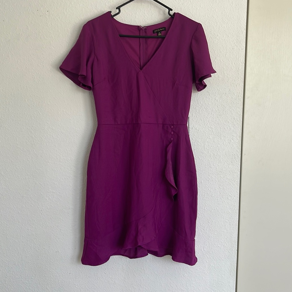 Short dress purple color by Jodi kristopher size medium brand new tag.